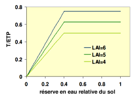 variation de la transpiration
